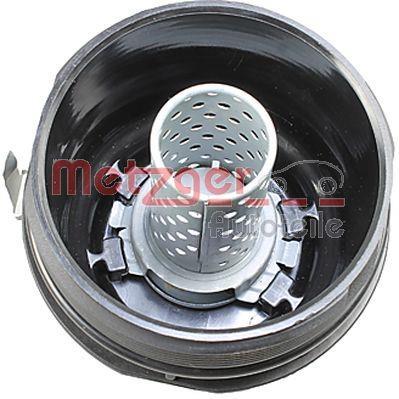 Cubierta, caja filtro de aceite (Cuerpo filtro de aceite) METZGER ref. 2370074